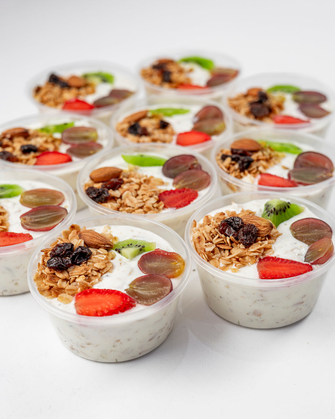 10 Bowls Of 150ml Exotic Berry Parfait