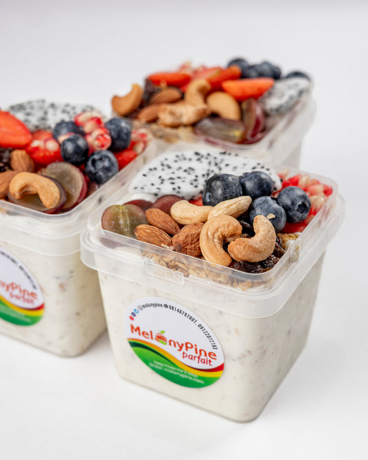 3 Bowls Of 500ml Tropical Deluxe Parfait