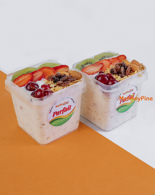 2 Bowls Of 500ml Exotic Berry Parfait
