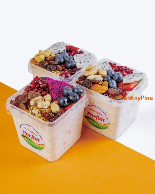 3 Bowls Of 500ML Tropical Deluxe Parfait