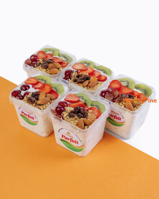 5 Bowls Of 500ml Exotic Berry Parfait