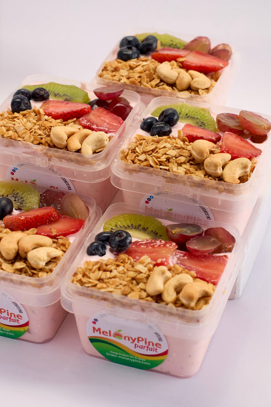 5 Bowls of 330ml Scarlett Berry Parfait